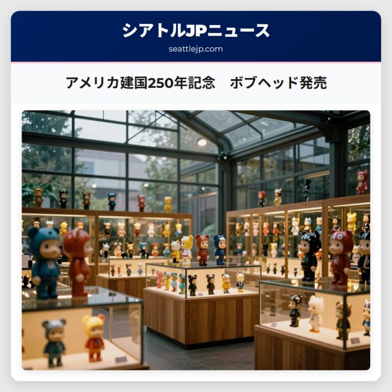 アメリカ建国250年記念　ボブヘッド発売