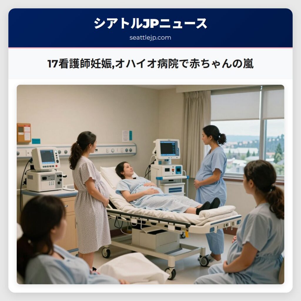 17看護師妊娠,オハイオ病院で赤ちゃんの嵐