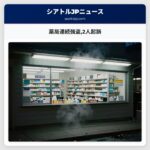 薬局連続強盗2人起訴