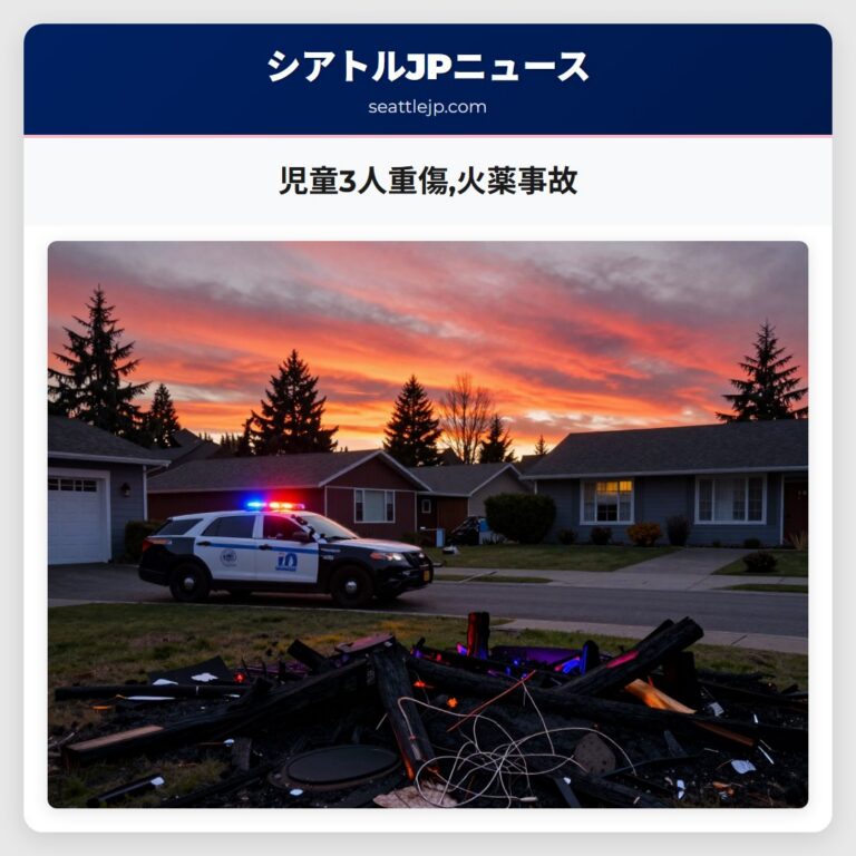 児童3人重傷火薬事故
