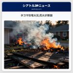 タコマ住宅火災花火が原因
