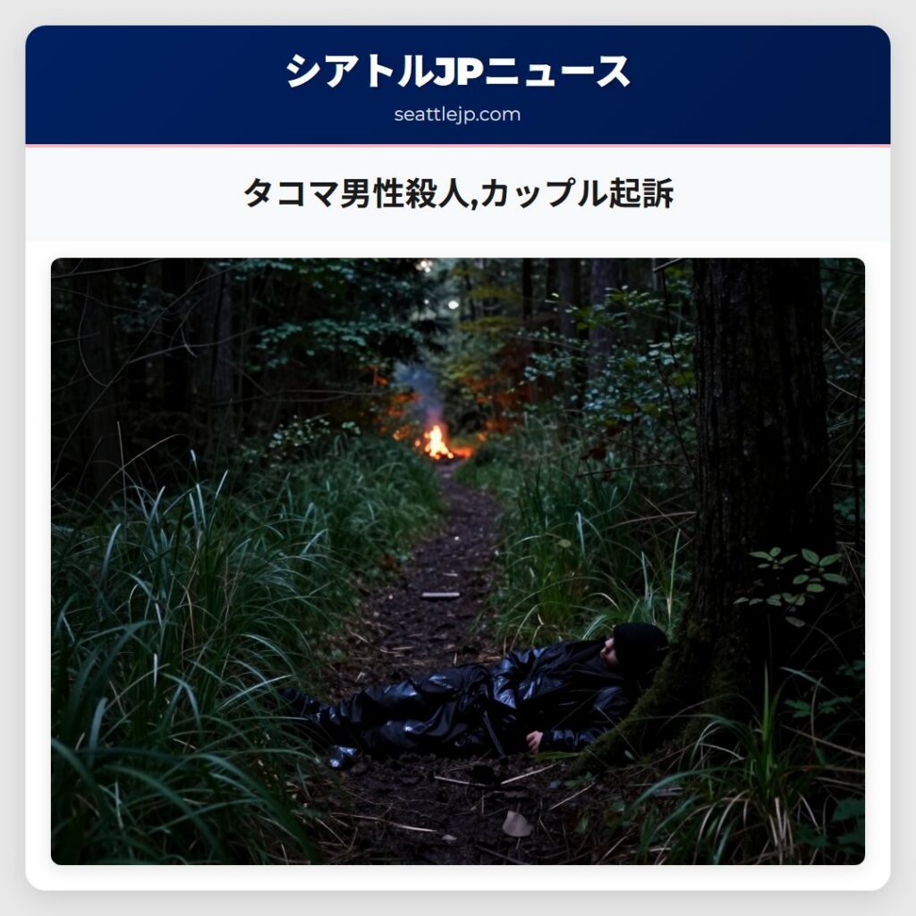 タコマ男性殺人,カップル起訴