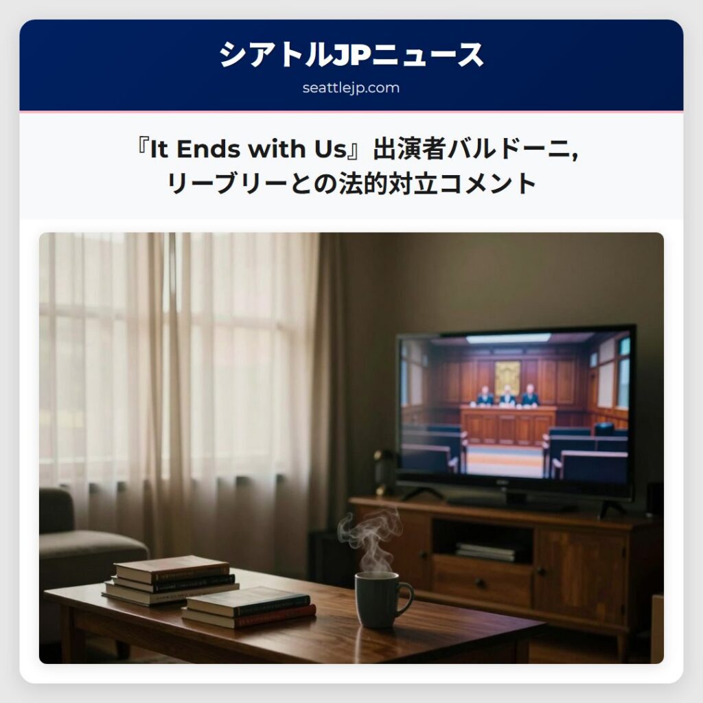 『It Ends with Us』出演者バルドーニ,リーブリーとの法的対立コメント
