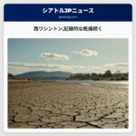 西ワシントン記録的な乾燥続く