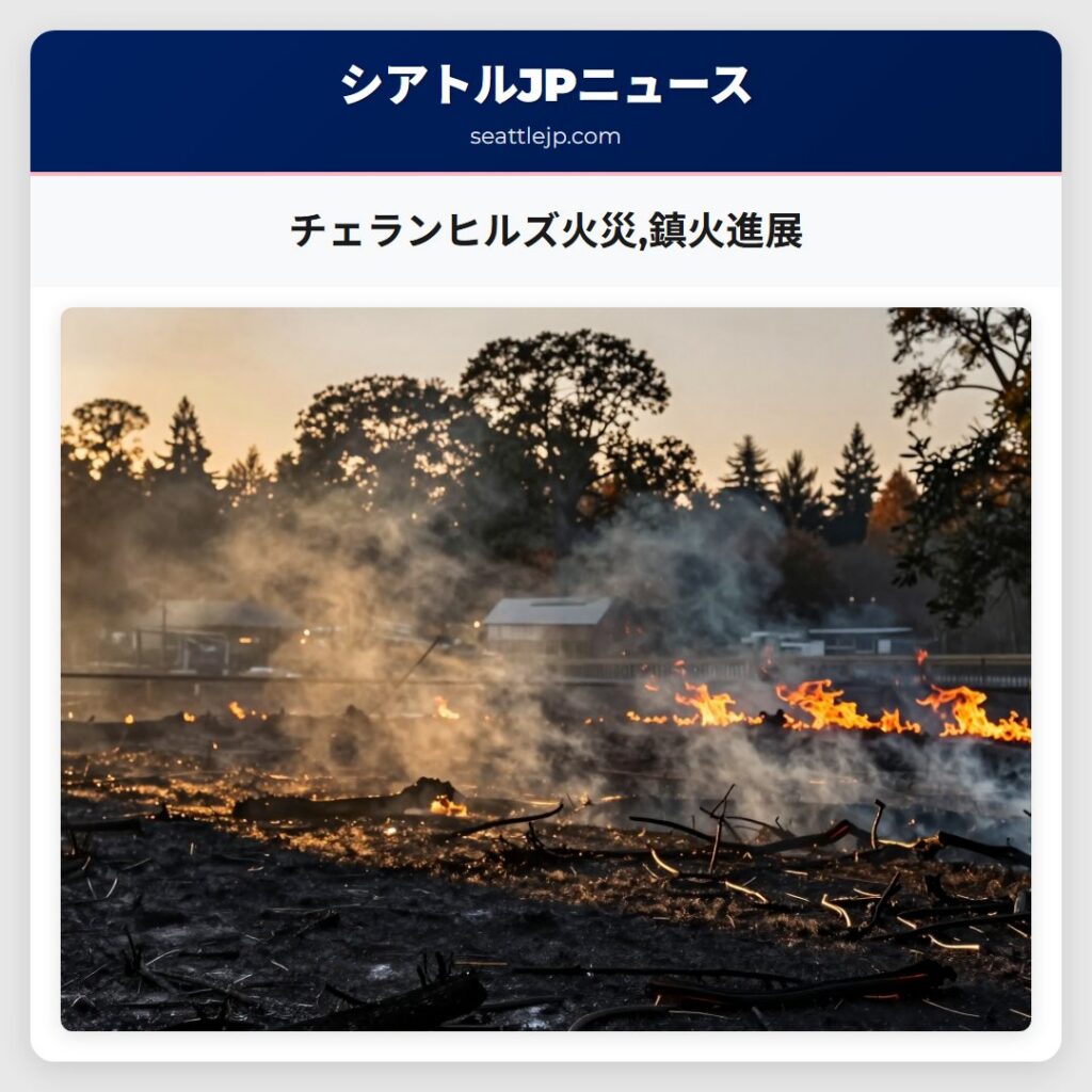 チェランヒルズ火災,鎮火進展