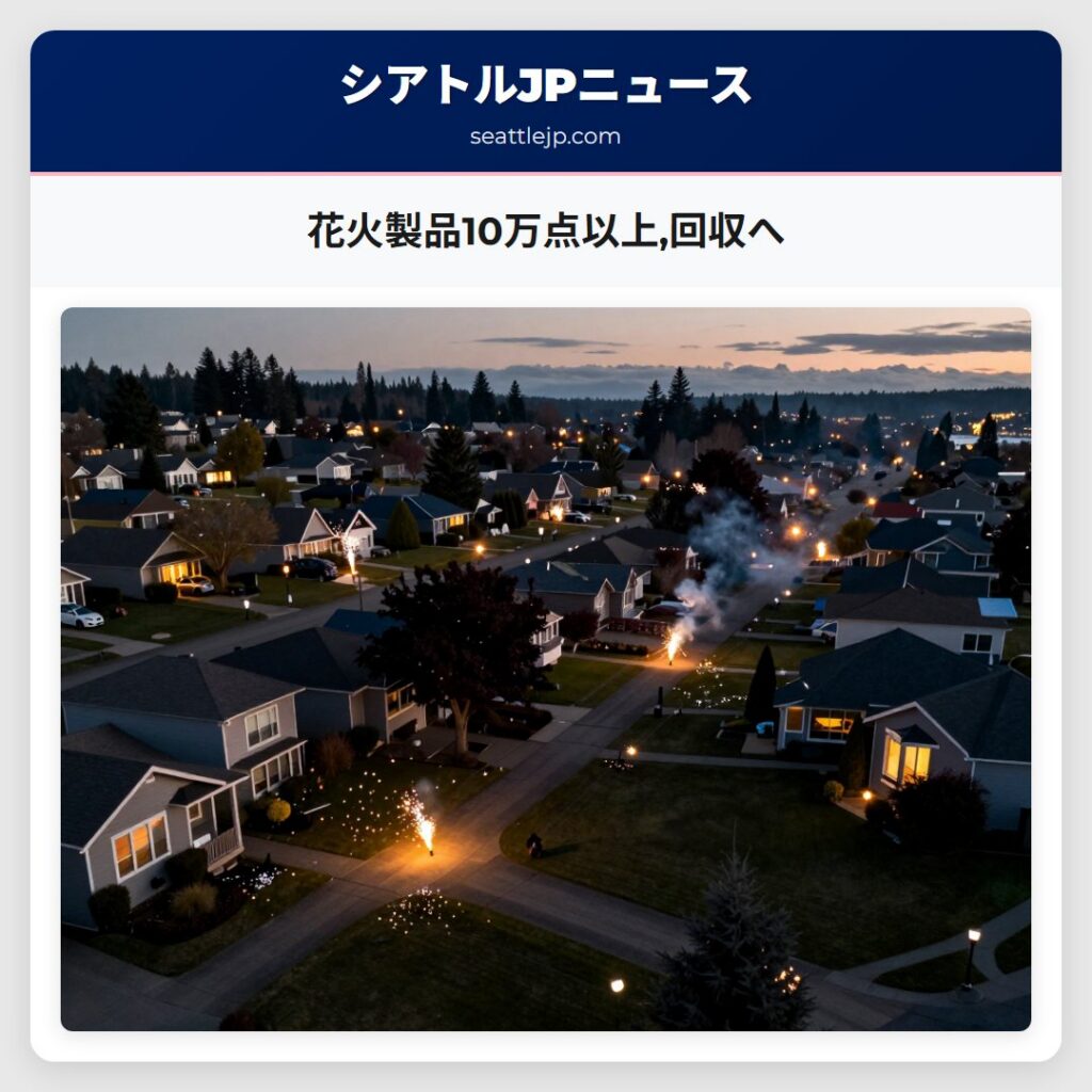 花火製品10万点以上,回収へ