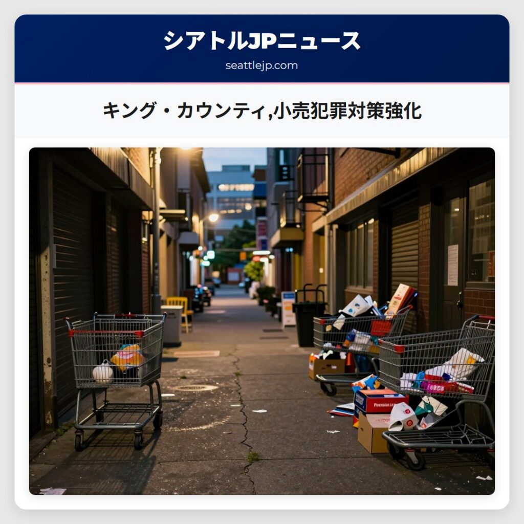 キング・カウンティ,小売犯罪対策強化